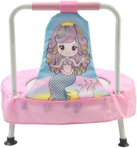 TCTCAO Trampoline pour bébé, mini trampoline pour enfant, cadeau d'anniversaire pour les garçons et les filles, trampoline d'intérieur et d'extérieur pour les enfants de 6 mois à 4 ans