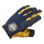 Gill Long Finger Pro Sailing Gloves - Sailing, Paddle & Board Sports, Kayaking or Windsurfing - Special Edition 50th Anniversary (Navy, M)