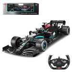 rastar Rc Car 1/12 Scale 2.4Ghz Mercedes-Amg F1 W11 Eq Performance Officially Licensed Rc Series Radio Remote Control Car, Black