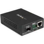 StarTech.com Multimode / Single Mode Fiber Media Converter - Open SFP Slot - 10/100/1000Mbps RJ45 Port - LFP Supported - IEEE 802.1q Tag VLAN - (MCM1110SFP)