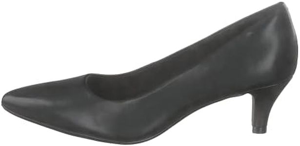 Clarks Women's Linvale Jerica Pumps, Black Black Leather, 4.5 UK