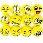 Stress Balls Pack 12pcs- Stress Balls for Adults - Stress Balls for Kids - Stress Ball & Hand Exercise Balls - Squeeze Ball - UK Seller