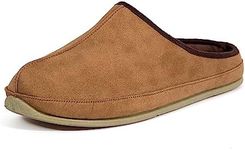 Deer Stags Men's Grizzly Slipper, Chestnut, 8