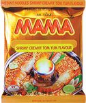 MAMA Oriental Style Instant Noodles Ramen Shrimp Creamy Tom Yum Flavor Made in Thailand 90g x 20packs Case lot