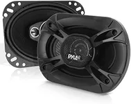 Pyle 3-Way Universal Car Stereo Speakers - 300W 5”x7” Triaxial Loud Pro Audio Car Speaker Universal Quick Replacement Component Speaker Vehicle Door/Side Panel Mount Compatible PL5173BK (Pair),black