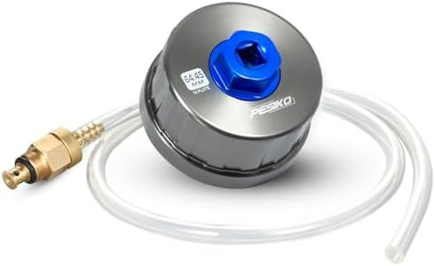 PESIKO 64mm Oil Filter Wrench and Drain Hose for Toyota, Lexus and Scion 2.0-5.7L Engine Cartridge Style Oil Filter Remover Tool