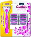 Quattro for Women razor Value Pack,