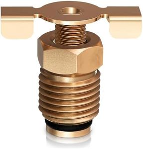 1/4" Air Compressor Drain Valve – High Flow Fittings for Portable Tank, Water Line Adapter, Petcock for Home Improvement Systems