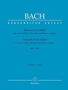 Double Concerto for Two Violins in D minor BWV 1043 (Full Score)