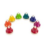 Percussion Plus PP273 Desk Bells, Multicolor, Set of 8