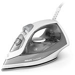 Philips Steam Iron Easyspeed - Steam Boost up to 100 gram - Ceramic Soleplate - Drip Stop -4 Settings - 2000W - 220 ml Watertank - Integrated Waterspray - GC1751/98 Grey,GC1751/89