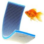 SANSEFERO 8 Layer High Density Filter Cotton Reusable Aquarium Filter Nano Gel Free Aquarium Filter Pad for Fish Tank with Cuttable for Aquarium/Pond Filteration (50 X 11 Cm) 8D Random Colour