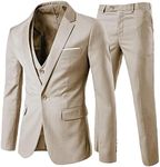 Cloudstyle Mens 3-Piece Suit Notche