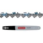 Oregon Saw Chain and Guide bar - .325 Pitch, 0.58 inch (1.5mm), 72 Drive Links Chainsaw Chain & 18 inch (45cm) K095 Mount bar, for Al-ko, Alpina, Dolmar, Echo, Stiga and More