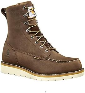 Carhartt Men's Wp 8" Moc Soft Toe Wedge Boot Ankle, Dark Brown, 11