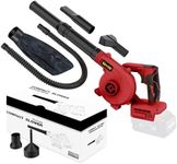 Cordless Leaf Blower for Milwaukee M18 Battery, 2-in-1 Handle Electric Blower + Vacuum Cleaner, 6 Variable Speed Up to 180MPH, Electric Jobsite Air Blower with Brushless Motor (Battery Not Included)