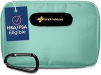 KeepGoing Travel First Aid Kit 130 Pc. - First Aid Kit for Car, Home, Hiking, Camping and Outdoor Emergencies - First Aid Kit Travel Size TSA-Approved