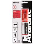 Araldite 2-Part Rapid Epoxy Syringe, 24ml. Strong, Fast Setting Glue & Solvent-Free Adhesive Ideal as Ceramic Glue, Plastic Glue, Metal Glue, Jewellery Glue & Glass Glue,Packaging may vary