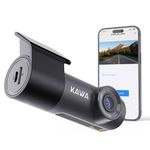 Dash Cam 2K, KAWA WiFi Car Camera 1296P with Voice Control, Voice Record, Clear Night Vision, Emergency Recording, Built-in 3D Sensor, Hidden Design Dashcam, WDR, Wide Angle, 24H Parking Monitor