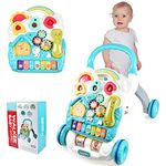 CEMIRK Baby Walker, Interactive Activity Center with Shapes, Sounds, Music, Phrases, Pretend Play and More - Gift for babyies from 6 Months, 1, 2 & 3 Year Old, Boys & Girls