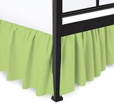 1800 Count Microfiber Ruffle Bed Skirt Three Sided Coverage Shrinkage and Fade Resistant Dust Ruffle Bed Skirt with Platform, 12 Inch Drop King- 78x72 Inch_(Sage)