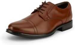 Dockers Mens Garfield Dress Cap Toe Oxford Shoe - Wide Widths Available, Tan, 10 M