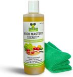 Wood Master's Secret Non Toxic, Food Safe Cutting Board Oil, Conditioner & Sealer. 100% Plant Based. Exceeds FDA Food Contact Surface Regulations. Also Works On Butcher Blocks, Wood Counters & More