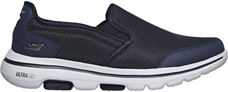 Skechers Mens Go Walk 5 - Delco Navy/Gray Walking Shoe - 7 UK (8 US) (216013)