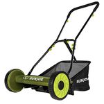 Sun Joe MJ500M Mow Joe 16-Inch Manual Reel Mower with Grass Catcher