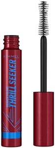 Rimmel London Wonder'Volume Thrill Seeker, 001 Black, Waterproof Mascara, Volumising Mascara, Smudge-Proof, Clump-Proof, Flake-Proof, 24-Hour Wear, 8ml (0.28oz)