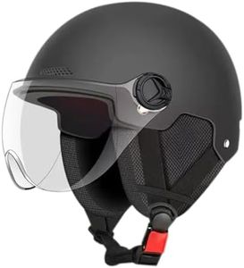 Adult Electric Scooter Helmet with Ear Protection & Visor, Unisex Lightweight Electric Bikes Helmets for Scooter, Skateboard, Motorcycles