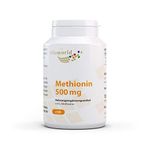 Vita World L-Methionine 500mg 120 Capsules Made in Germany