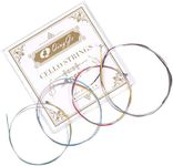 Q QINGGE Steel Core Cello Strings 4/4 3/4 set Strings for Student Strings – Sealed Pouch Prevents Corrosion