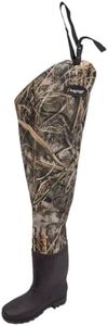 FROGG TOGGS Men's Nylon/PVC Hip Waders, Realtree Max-7 Cleated, 12