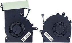 New Replacement Cooling Fans for HP 15-ce Series for HP OMEN TPN-Q194 15-ce002TX 15-ce006TX 15-ce007TX 15-ce008TX 15-ce509TX Series Laptop PN:929455-001, 929456-001 DC 5V 0.5A (4-Pin 4-Wire)