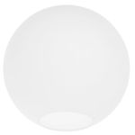 OSALADI Frosted Glass Globe Lamp Shades Replacement, White Round Glass Lampshade Cover for Pendant Chandelier, Glass Light Fixture Replacement for Wall Sconce Ceiling Light, 3 Inch Hole Diameter