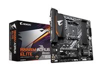 GIGABYTE B550M AORUS Elite (AM4/ AMD/ B550/ Micro-ATX/ DDR4/ Dual M.2/ PCIe 4.0/ Realtek GbE LAN/Gaming Motherboard)