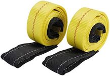 Toolly 2 Pack 6' x 2" Lift Sling Straps for Construction 10,000 Pound Capacity