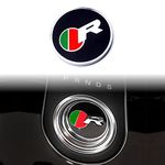 ARKPSKNIGHT Gear Shift Knob Cover,Sports Preformance Modification,Brand Logo Badge Decal Compatible with Jagvar Accessories(R-Sports)
