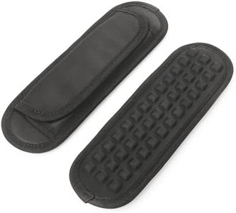 2Pcs Detachable Shoulder Strap Pad Soft Air Cushion for Laptop Backpack Sport Bag Messenger Guitar Case (Black)