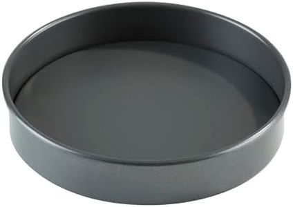 Prochef KB1066 Non-Stick Teflon Shallow Loose Base Cake Tin - 15cm / 6" - Premium Quality for Soft Spongecakes, Fruitcakes and Cheesecakes - Grey