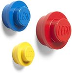 LEGO Wall Hangers Classic, 3 Pieces (Yellow, Bright Blue, Red)