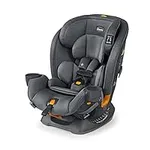 Chicco OneFit™ ClearTex® Slim All-in-One Car Seat, Rear-Facing Seat for Infants 5-40 lbs., Forward-Facing Car Seat 25-65 lbs., Booster 40-100 lbs., Convertible Car Seat | Slate/Grey