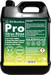 Dirtbusters Pro Acidic Fibre & Fabric Citrus Rinse Carpet Shampoo, pH & Colour Stabiliser To Prevent Colour Bleed & Browning, For Cleaning All Natural & Synthetic Carpets & Upholstery (5L)