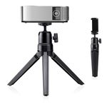 JCTRIWAY Mini Projector Stand Tripod, Portable Adjustable Mini Projector Tripod Mount Table Stand Fits for DR.J Upgrade, DBPOWER, Anker, Artlii, LoongSon, APEMAN and Most Other Mini Projectors