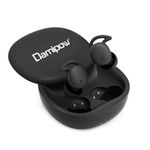 Damipow Sleep Earbuds Comfortable Noise Blocking No Alert Wireless Headphones with Mic for Sleeping Bluetooth Flat Ear Buds for Side Sleepers,Tiny Hidden Sleepbuds for Insomnia, Snoring, Travel