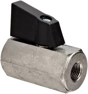 Dixon Valve & Coupling MBV12 Brass Mini Ball Valve, 1/8" NPT Female