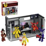 FNAF Nights Cartoon Figure Building Set,Creative 5 Night At Freddys Character Building Kit, Birthday Idea for Adults Kids Video Game Fans Collectable Toy 545 PCS