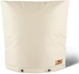 Backflow Preventer Insulation Cover - Water Pipe Insulation Sprinkler Cover for Outside - Insulated Backflow Cover Pouch for Irrigation Back Flow Valve in Winter or Sun Exposure (36" W x 36" H, Sand)
