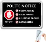 SINMAO Polite Notice No Cold Callin
